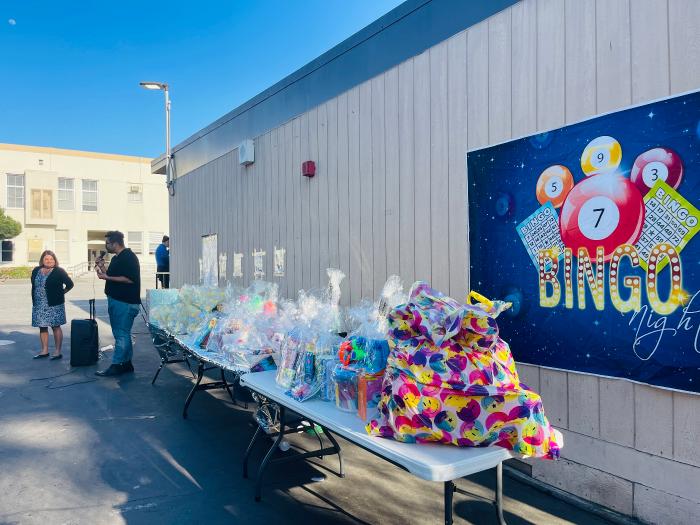 Prize table